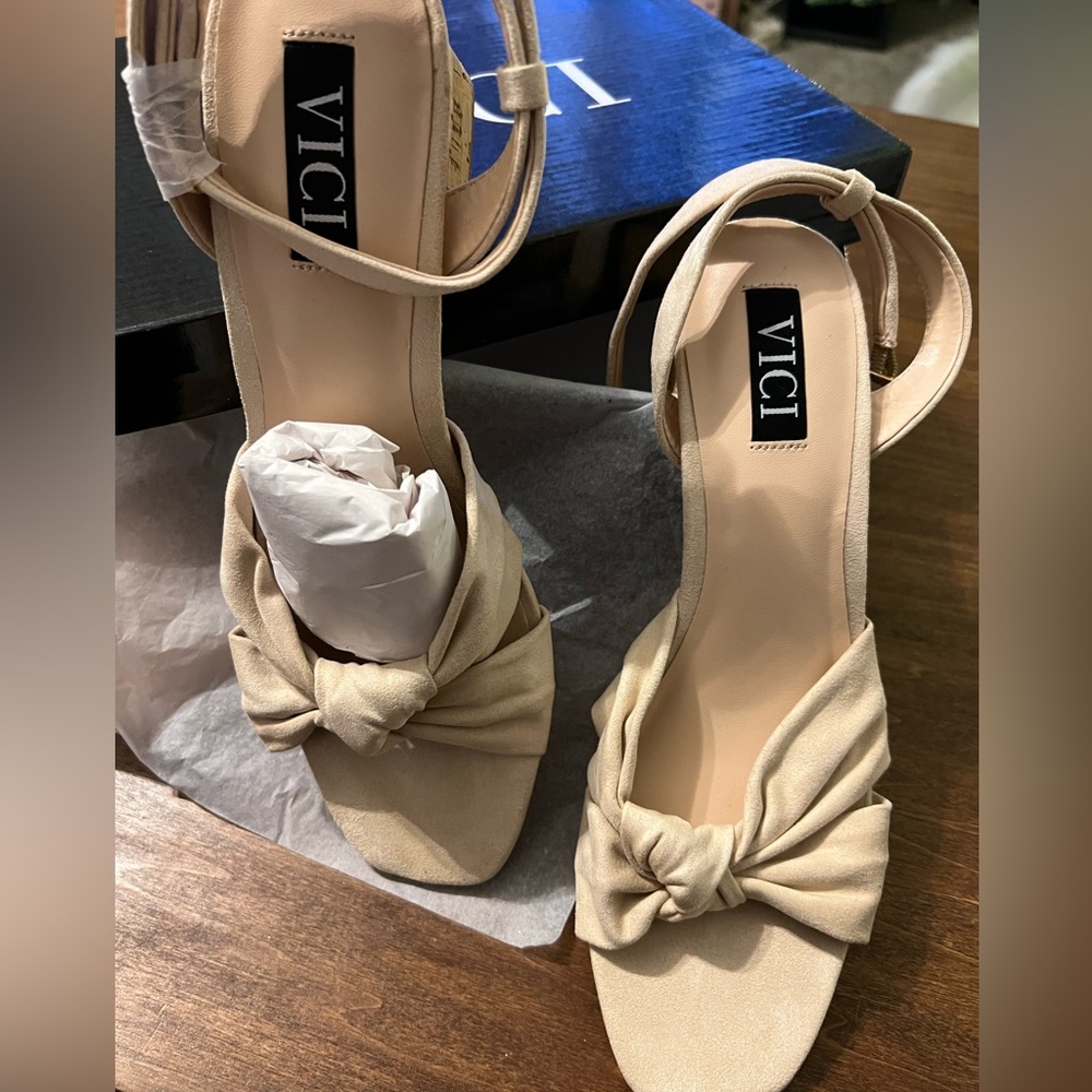 Vici 2 inch faux suede heels